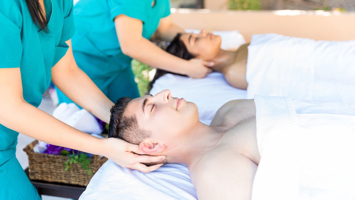 Clean, professional medical spa treatment room with neutral tones at NuSerenity Weight Loss and IV Therapy in Mesa